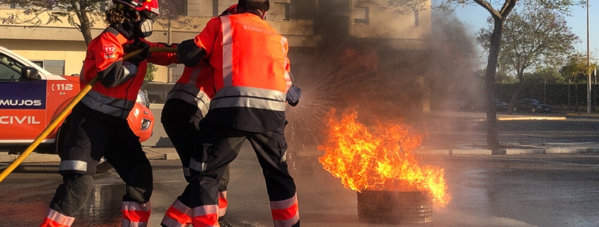 NIVEL I EXTINCIÓN INCENDIOS Extinción de Incendios Emergencias Sevilla Protección Civil Bormujos